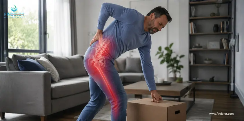 Columna hernia discal lumbar y raíz nerviosa