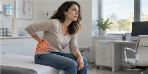 Especialista conversa con un paciente que lleva años con dolor sobre una nueva evaluación